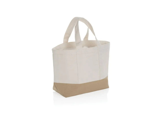 Impact Aware™ Ungefärbte rCanvas Cooler - Off-White: Nachhaltig, Stilvoll, Praktisch - Frische unterwegs TK Gruppe® Grosshandel 