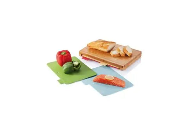 Index-Design Schneidebrett Set in Braun - Stilvoll, Hygienisch & Praktisch TK Gruppe® Grosshandel 