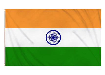 Indische Flagge, 5 x 3 Fuß, großes, langlebiges Nationalbanner Indiens für den Außenbereich TK Gruppe® Grosshandel 