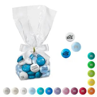 Individuelle M&M'S im dekorativen Beutel mit Schleife, 40g, personalisiert mit Druck, ideal als Geschenk TK Gruppe® Grosshandel 
