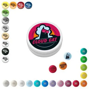 Individuelle M&M'S in Metallbox, 20g, personalisiert mit Druck, ideal als Geschenk oder Werbeartikel TK Gruppe® Grosshandel 