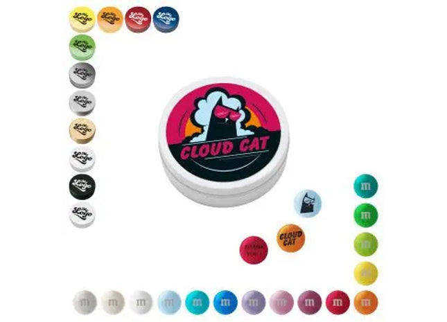 Individuelle M&M'S in Metallbox, 20g, personalisiert mit Druck, ideal als Geschenk oder Werbeartikel TK Gruppe® Grosshandel 