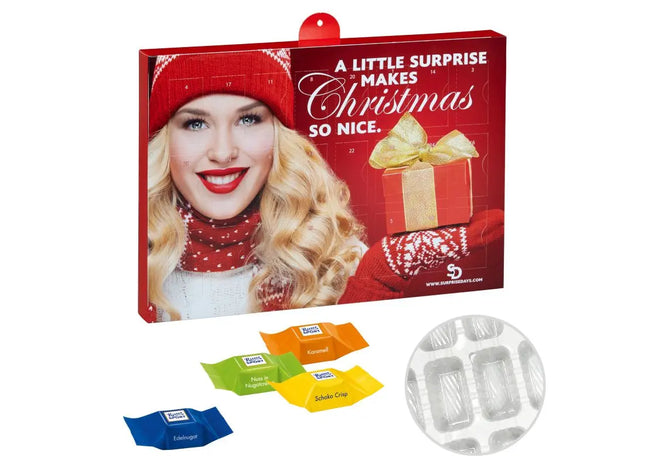 Individueller Premium-Adventskalender mit Ritter Sport Würfeln TK Gruppe® Grosshandel 