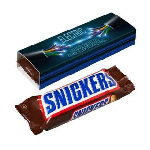 Individueller SNICKERS Riegel mit Logo-Druck - Energiekick nach Maß TK Gruppe® Grosshandel 