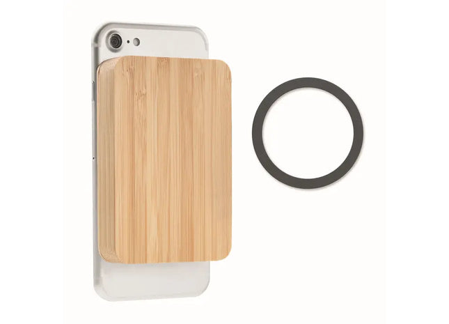 Induktive Ladestation 10W YAGO - Holz Kabelloses Ladegerät für Smartphones und Geräte TK Gruppe® Grosshandel 