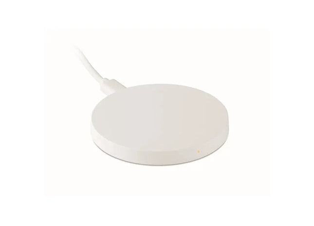 Induktive Ladestation FLAKE CHARGER - Weiß - Kabelloses Qi Ladegerät TK Gruppe® Grosshandel