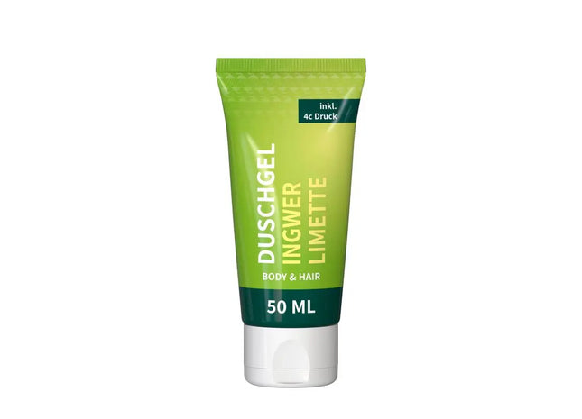 Ingwer-Limette Duschgel 50ml, erfrischend, FullbodyPrint TK Gruppe® Grosshandel 