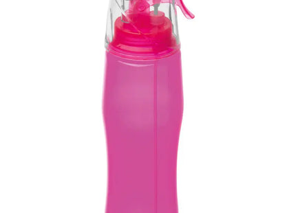 Innovative Sporttrinkflasche mit Spray, 500ml, Pink TK Gruppe® Grosshandel 