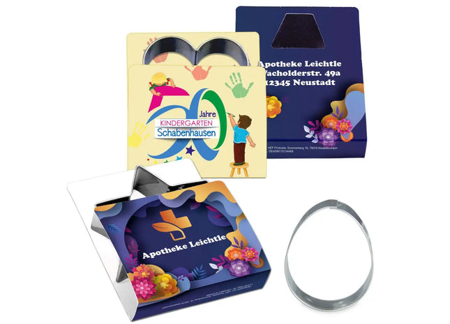 Innovatives Single-Pack Backförmchen: Bedrucktes Ei-Design TK Gruppe® Grosshandel 