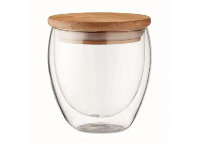 Innovatives TIRANA SMALL Doppelwandglas, 250ml – Transparent & Isolierend TK Gruppe® Grosshandel