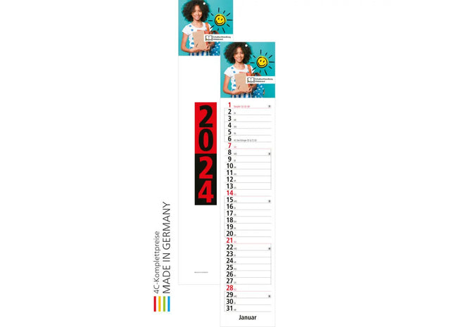 Innovatives Werbematerial mit 4C-Druck - Hellgrau - Rot - Stilvolle und auffällige Promotion TK Gruppe® Grosshandel 