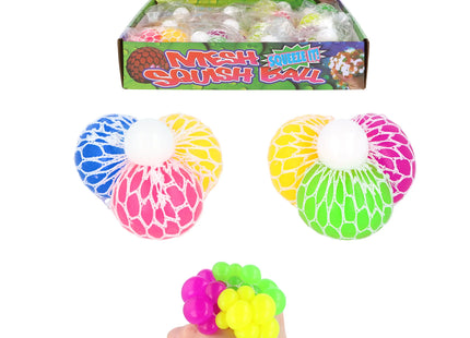 Interaktives 3-in-1 Quietschball-Set mit Netz, 6,5 cm, in verschiedenen Farben TK Gruppe® Grosshandel 