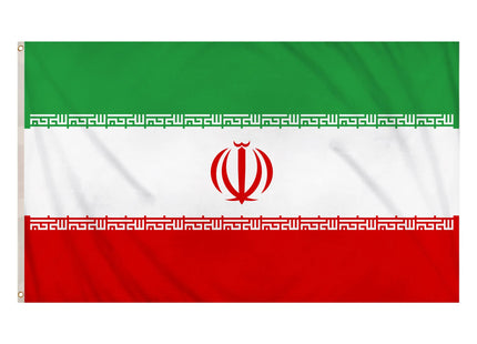 Iran-Flagge – 5 Fuß x 3 Fuß – hochwertiges Material – lebendige Farben – ideal für Veranstaltungen und Dekoration TK Gruppe® Grosshandel 