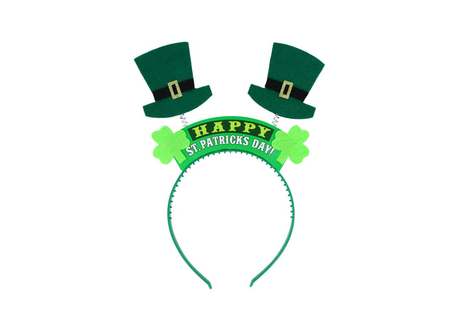 Irish Hut - und Zeichen-Kopfbopper, grün, Partyzubehör für den St. Patrick's Day TK Gruppe® Grosshandel 