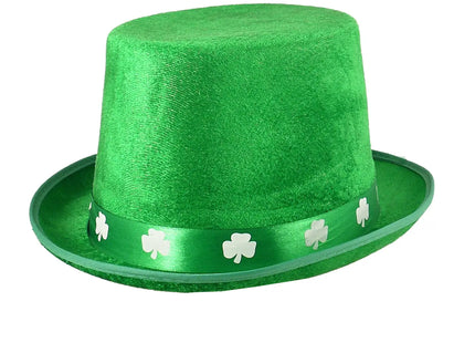 Irish Topper Hut für Erwachsene mit Shamrock Band - Filz St. Patrick'S Day Zubehör TK Gruppe® Grosshandel 