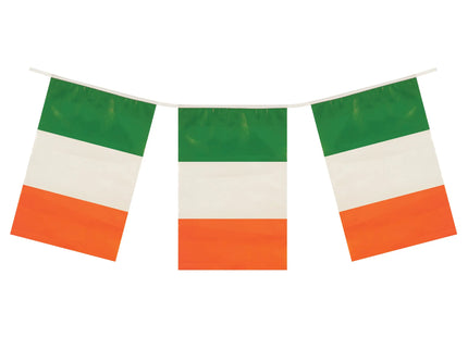 Irland-Flaggen, 20 x 30 cm, PVC, Wetterfest, 4 Meter lang mit 11 Fuß TK Gruppe® Grosshandel 