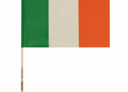 Irland Handflagge, 29x17 cm, PVC, mit 40 cm Stab, robust TK Gruppe® Grosshandel 