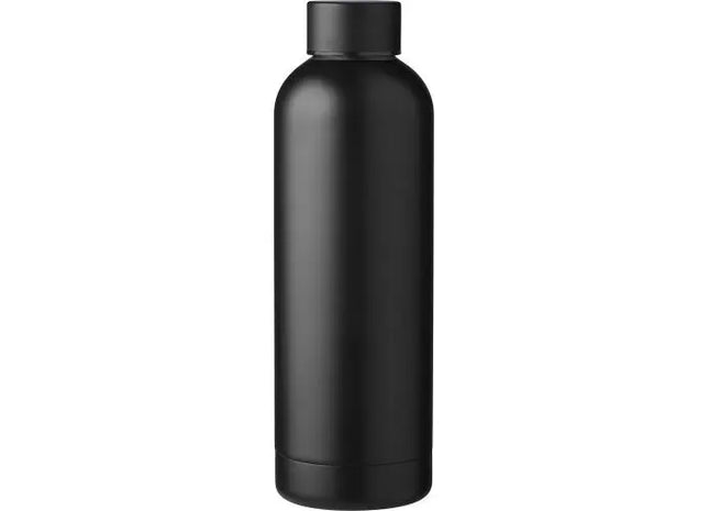 Isaiah Recycelte Edelstahlflasche, 750ml, Mattschwarz TK Gruppe® Grosshandel 