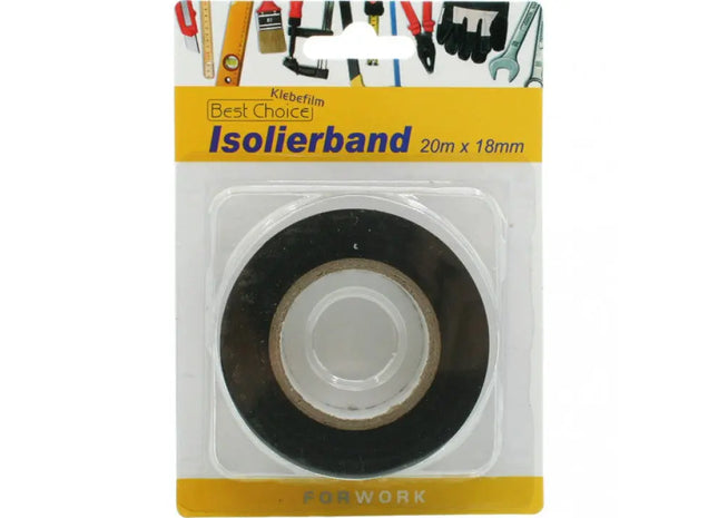Isolierband, selbstklebend, 20m x 18mm, auf Karte - Zuverlässige Isolierung TK Gruppe® Grosshandel 
