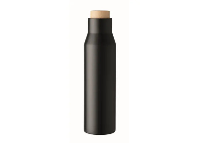 Isolierflasche 500 ml DUDINKA – Schwarze Thermoflasche für heiße und kalte Getränke TK Gruppe® Grosshandel 