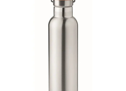 Isolierflasche 750 ml HELSINKI MED – Mattsilberne Thermoflasche für stilbewusste Nutzer TK Gruppe® Grosshandel 