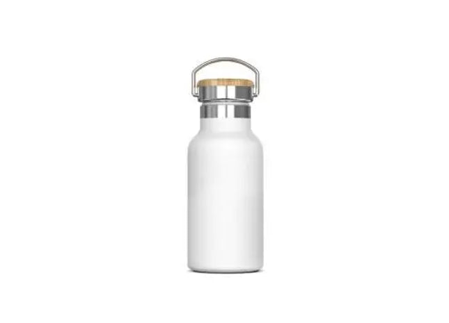 Isolierflasche Ashton 350ml - Weiß - Kompakt und stilvoll TK Gruppe® Grosshandel 