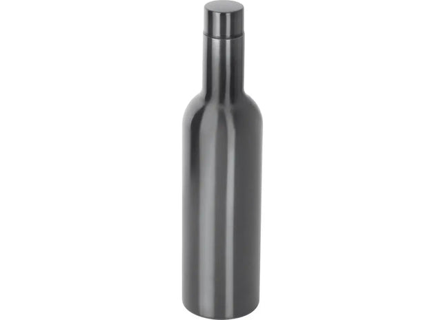 Isolierflasche Montalcino - Anthrazit - Doppelwandige Edelstahl Thermoflasche TK Gruppe® Grosshandel 