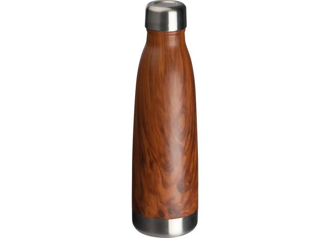 Isolierflasche Tampa - Braun - Doppelwandige Edelstahl Thermoflasche TK Gruppe® Grosshandel 