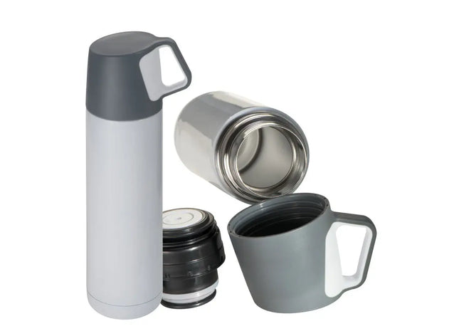 Isolierkanne Calera - Weiß - Doppelwandige Edelstahl Thermokanne TK Gruppe® Grosshandel 