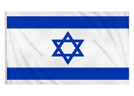 Israelische Flagge, groß 5 Fuß x 3 Fuß, robust und wetterfest TK Gruppe® Grosshandel 