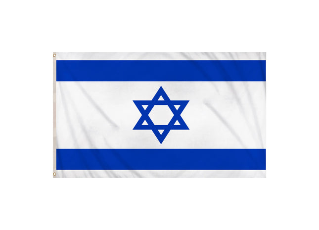 Israelische Flagge, groß 5 Fuß x 3 Fuß, robust und wetterfest TK Gruppe® Grosshandel 