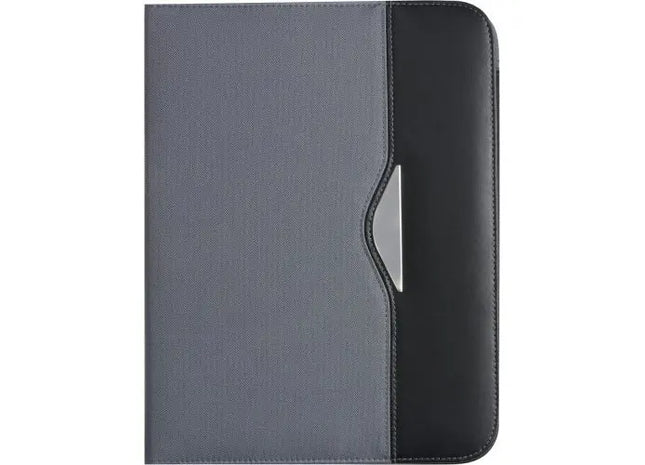 Ivo Dokumentenmappe - Polyester und Kunstleder, Elegantes Grau TK Gruppe® Grosshandel 