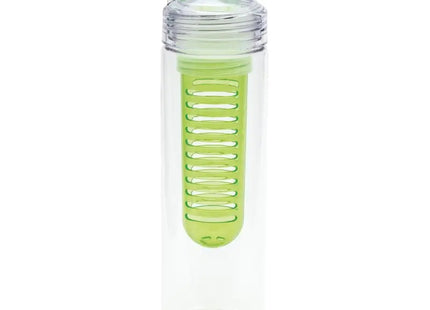 JOLIETTA Infuser Trinkflasche, 500 ml, Transparent-Grün, Frisch & Funktional TK Gruppe® Grosshandel 