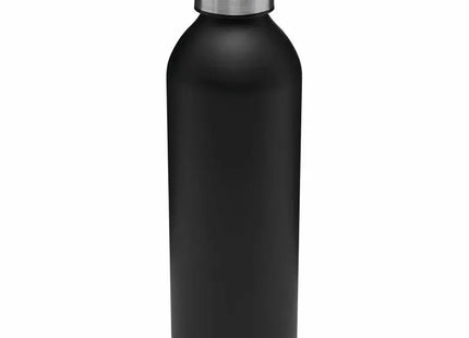 JUMBO TRANSIT Aluminium-Trinkflasche 750 ml, Schwarz, Leicht & Langlebig TK Gruppe® Grosshandel 
