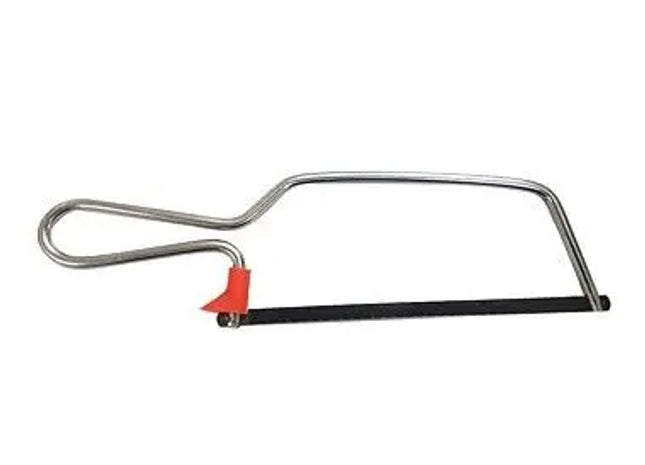 JUNIOR SAGEBOGEN 150MM: Kompakter Junior-Sägebogen 150mm | Mini-Bügelsäge für kleine Schnitte | Junior-Handbügelsäge für präzises Schneiden TK Gruppe® Grosshandel 