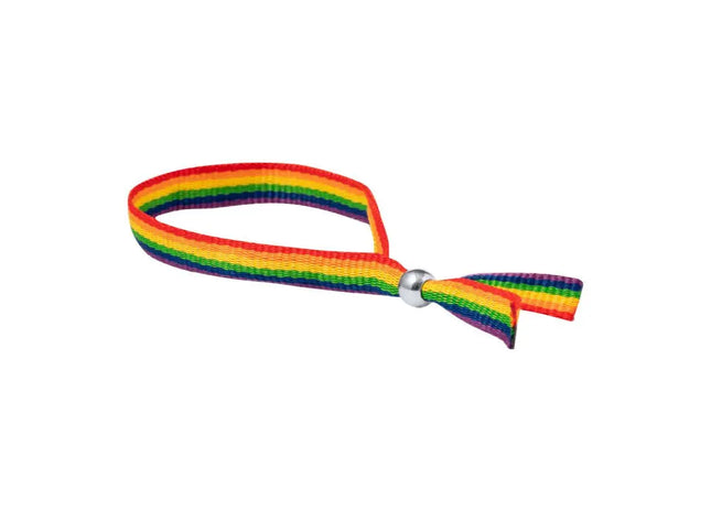Jabisk Regenbogen-Festivalarmband: Bunt, Auffällig, Strapazierfähig für Events und Feiern TK Gruppe® Grosshandel 
