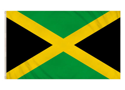 Jamaika-Flagge, groß 5 Fuß x 3 Fuß, robust und wetterfest TK Gruppe® Grosshandel 