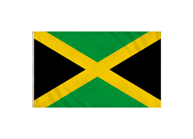 Jamaika-Flagge, groß 5 Fuß x 3 Fuß, robust und wetterfest TK Gruppe® Grosshandel 