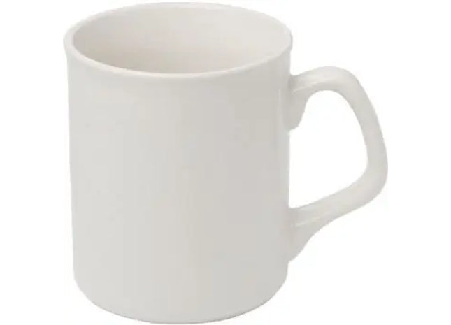 Jamie Porzellanbecher, Schlichtes Weiß, Modernes Design, 350ml TK Gruppe® Grosshandel 