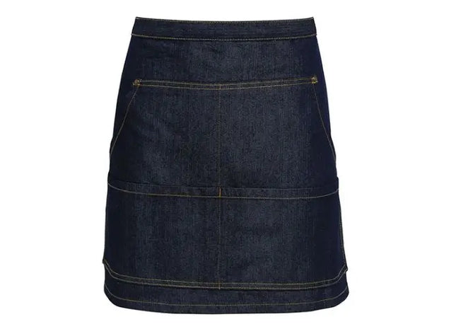 Jeans Taille Schürze mit Zierstich, ideal für Service und Handwerk TK Gruppe® Grosshandel 