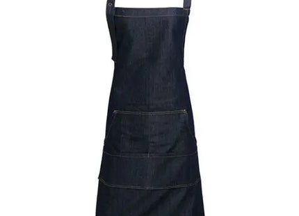 Jeansoptik Latzschürze mit Zierstich, stylisch und praktisch für Profis TK Gruppe® Grosshandel 