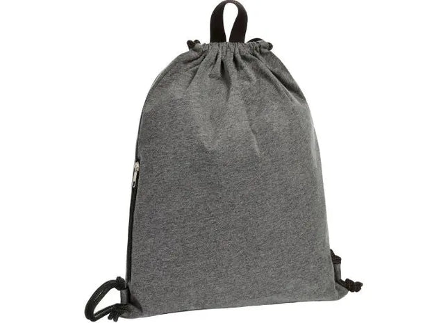 Jersey Zugbeutel in Anthrazit: Praktischer Begleiter für den Alltag TK Gruppe® Grosshandel 