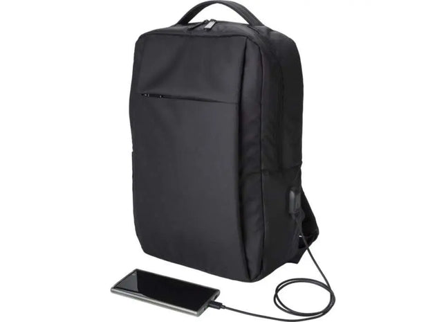 Jesse Laptop-Rucksack aus recyceltem rPET (300D), Stilvoll & Umweltfreundlich TK Gruppe® Grosshandel 