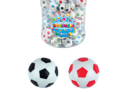 Jet-Ball Fußball 3,3 cm, 4 verschiedene Farben, Mini-Fußbälle für Kinder und Spiele TK Gruppe® Grosshandel 