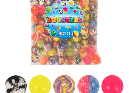 Jet-Bälle 3,3 cm, 10 verschiedene Farben, Hochsprung-Kleinbälle für Spiele TK Gruppe® Grosshandel 