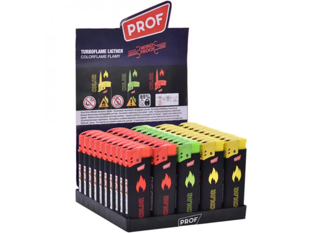 Jet Flame Elektrische Feuerzeug, 3 Farben sortiert TK Gruppe® Grosshandel 