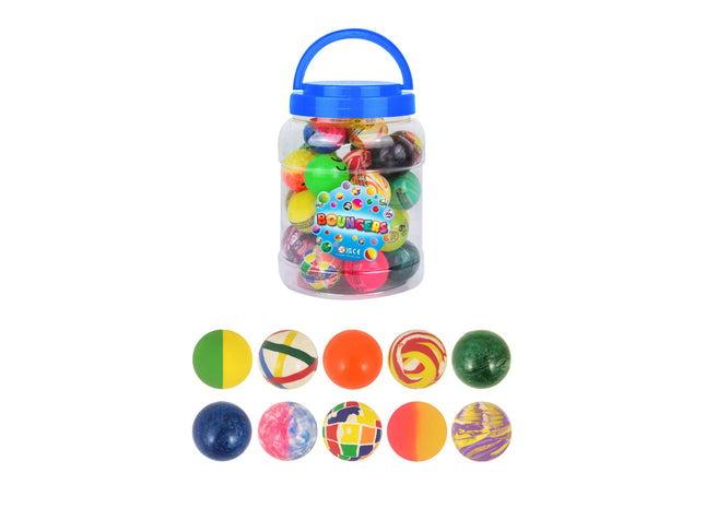 Jetball 4,3 cm, 10er-Packung, verschiedene Farben - Springball für Kinder & Partys TK Gruppe® Grosshandel 