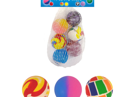 Jetball, 2,5 cm, 6 verschiedene Motive – Kleiner Sprungball für Kinder TK Gruppe® Grosshandel 