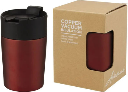 Jetta 180 ml Thermo-Isolierbecher aus Kupfer, Rot TK Gruppe® Grosshandel 