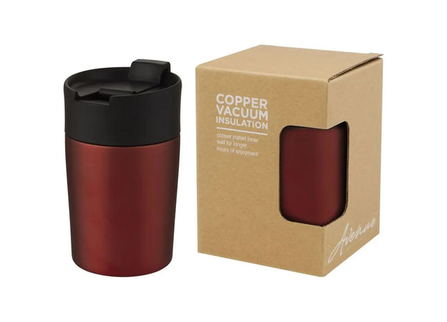 Jetta 180 ml Thermo-Isolierbecher aus Kupfer, Rot TK Gruppe® Grosshandel 